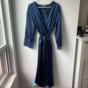 Vintage Halston lingerie set Navy